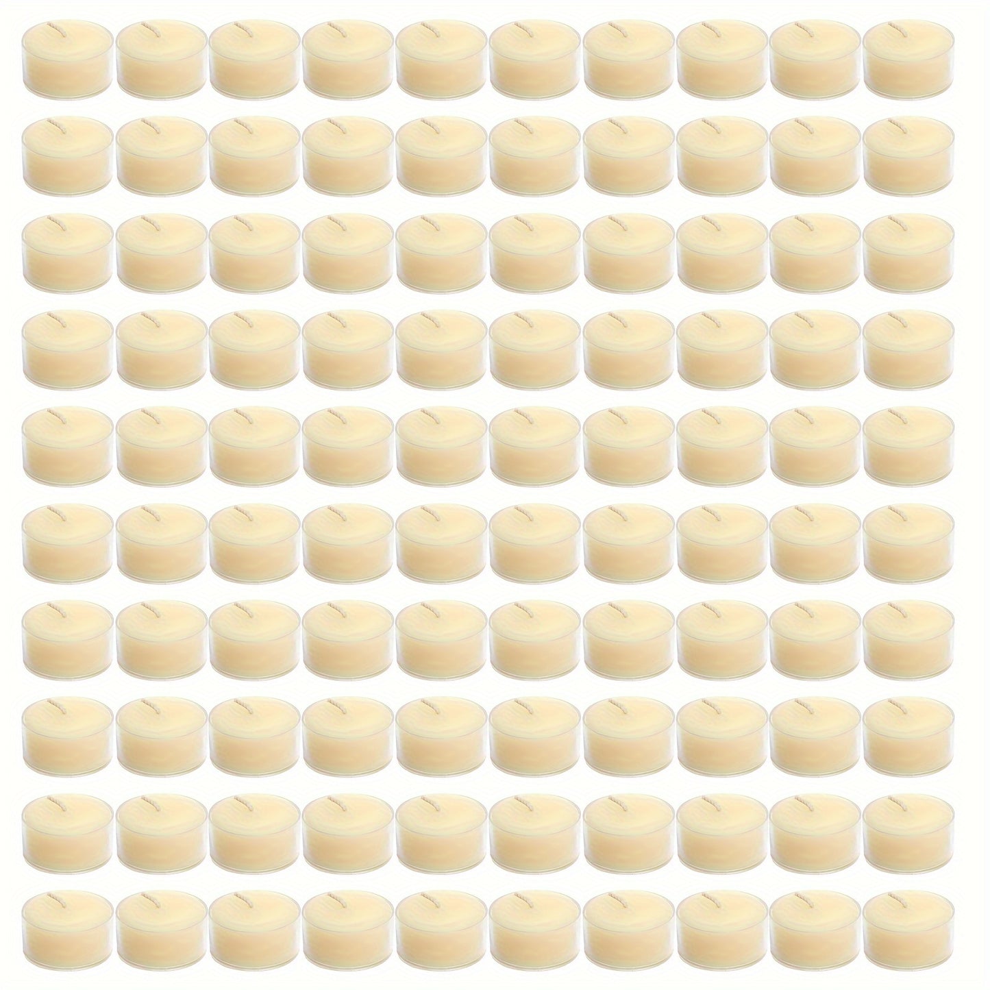 50pcs/100pcs Acrylic Soy Wax, 4-Hour Burn Time - Perfect for Family Gatherings, Parties, Anniversaries, Birthdays