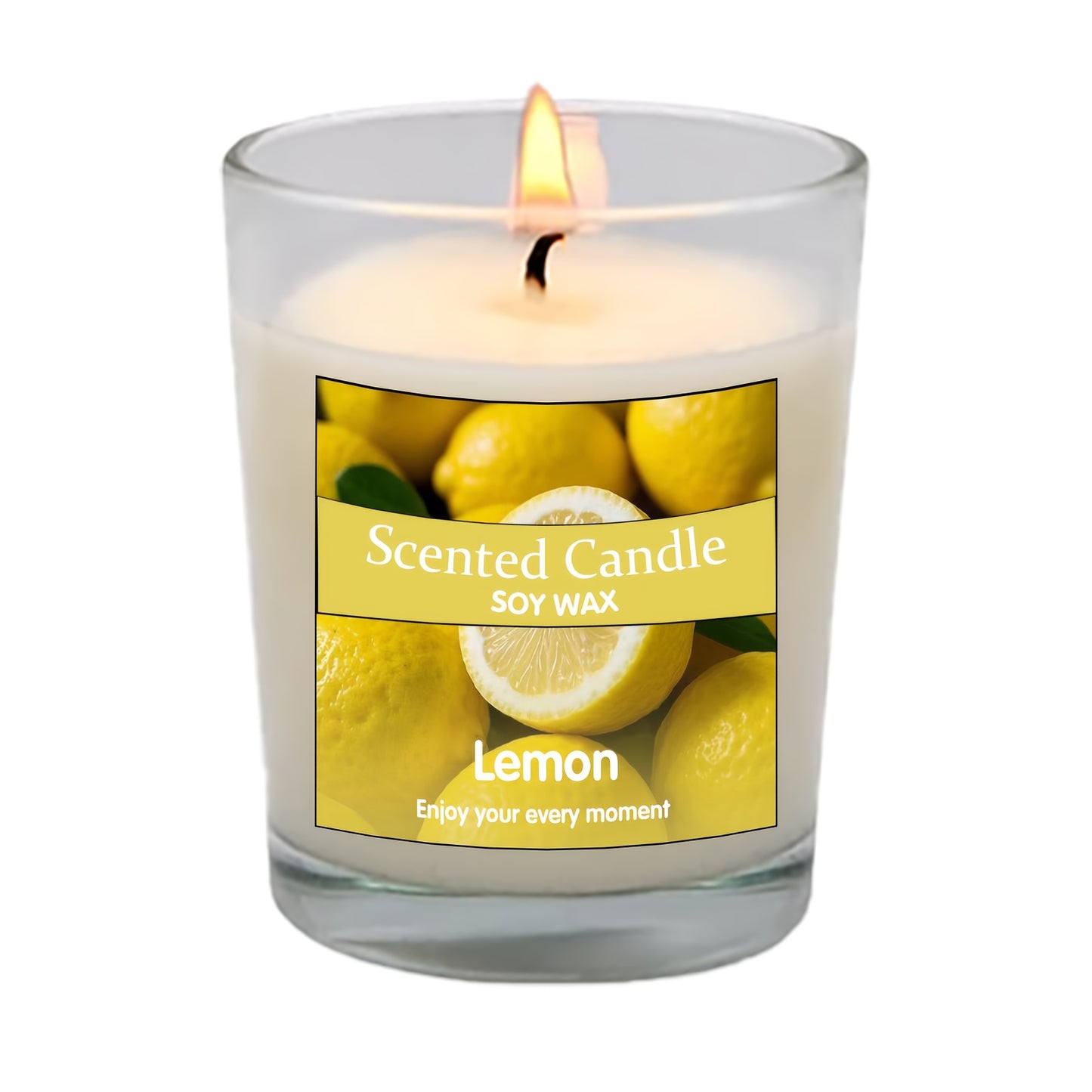 Luxury Soy Wax Aromatherapy Candle Set with six soothing fragrances—Jasmine, Lavender, Vanilla, Gardenia, Lemon, and Rose. Long-lasting 120-hour burn time, perfect for home scenting and elegant gifting for women and men on special occasions.