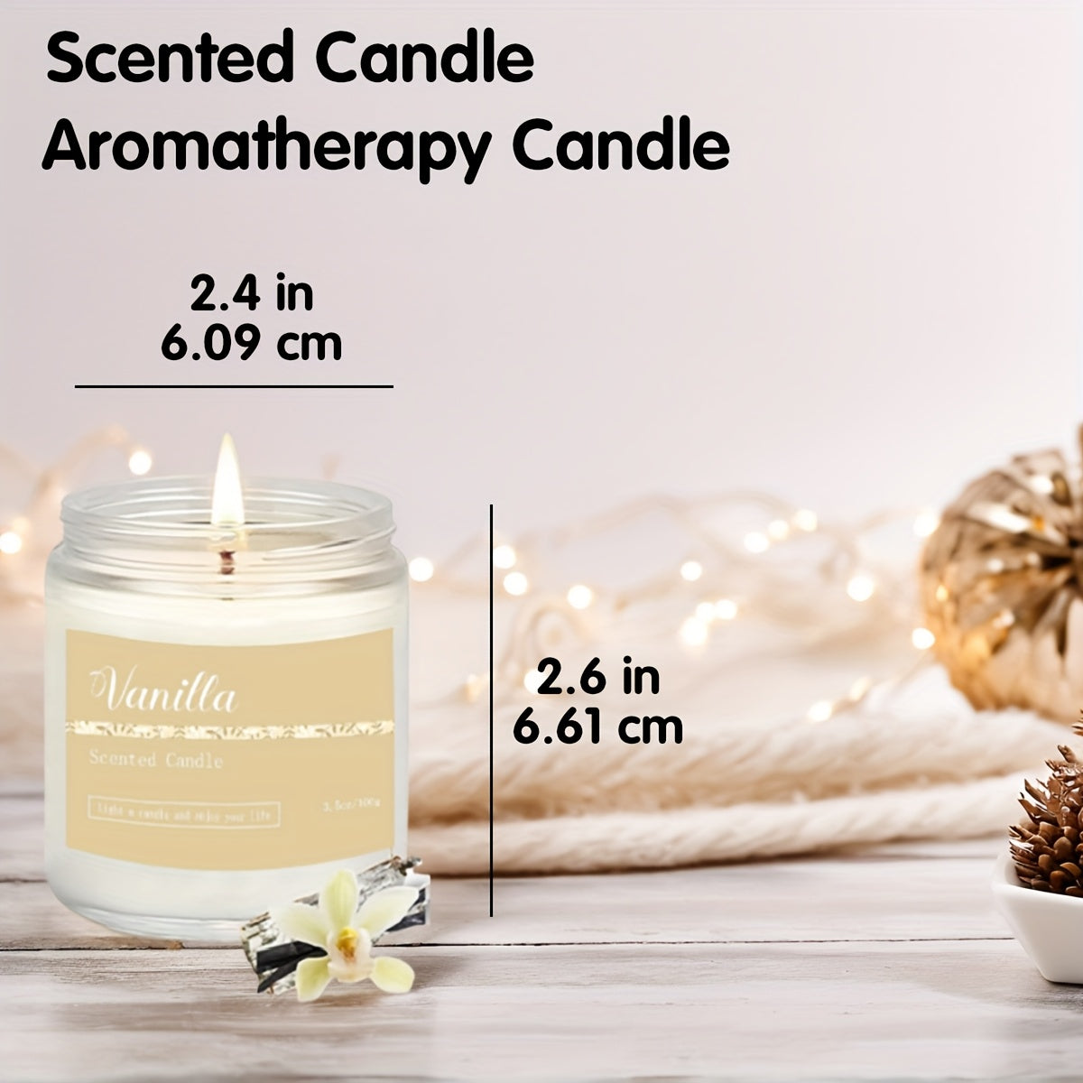 1pc/6pcs Home Fragrance Candle Gift Set