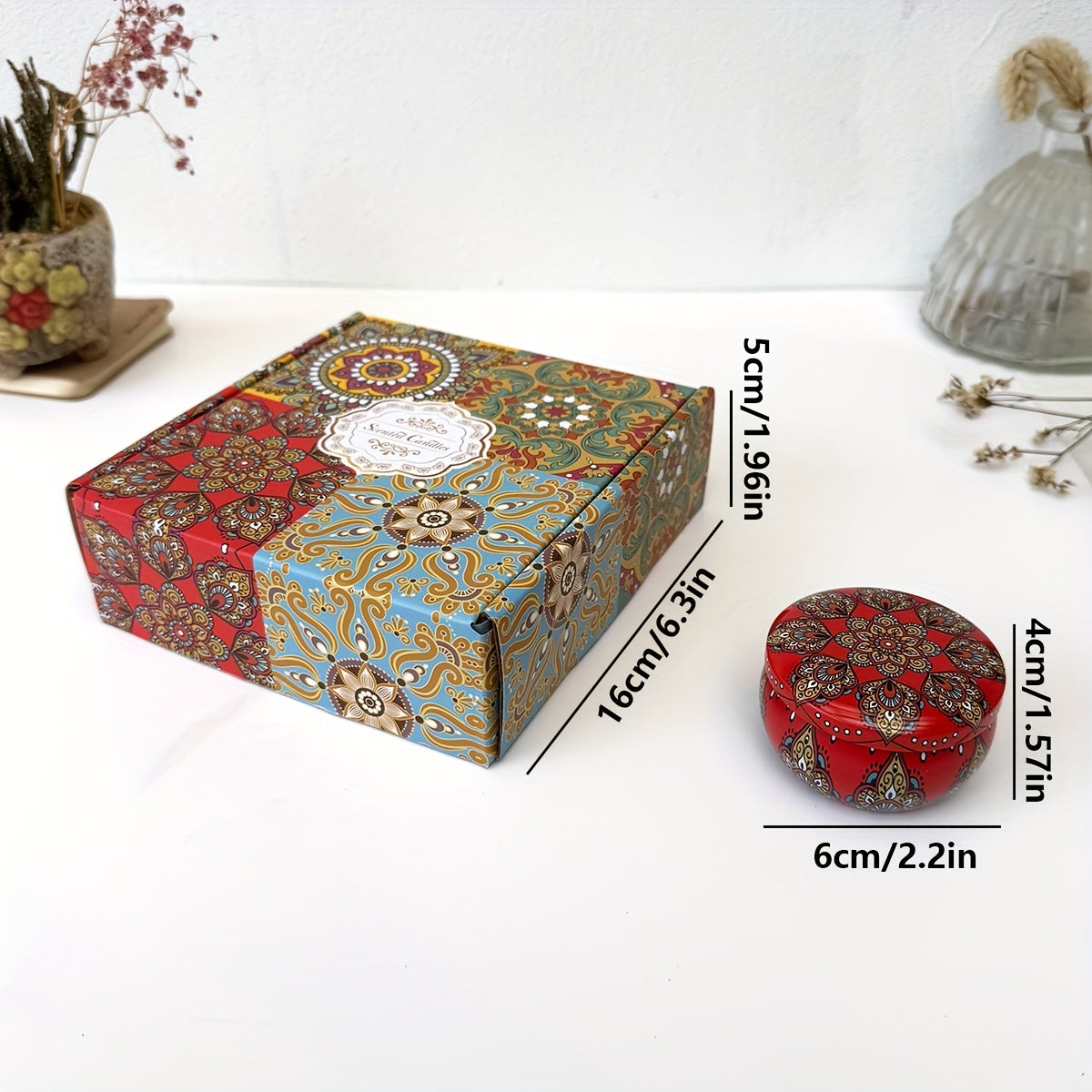 4pcs Scented Candle Set - Jasmine, Sandalwood, Rose & More