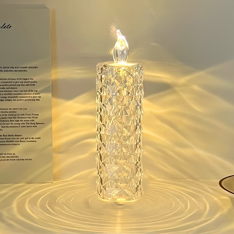 Set of 6 Flameless LED Pillar Candles - Battery Operated