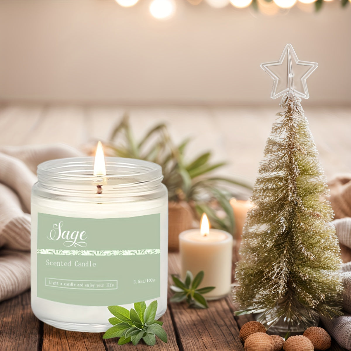 1pc/6pcs Home Fragrance Candle Gift Set