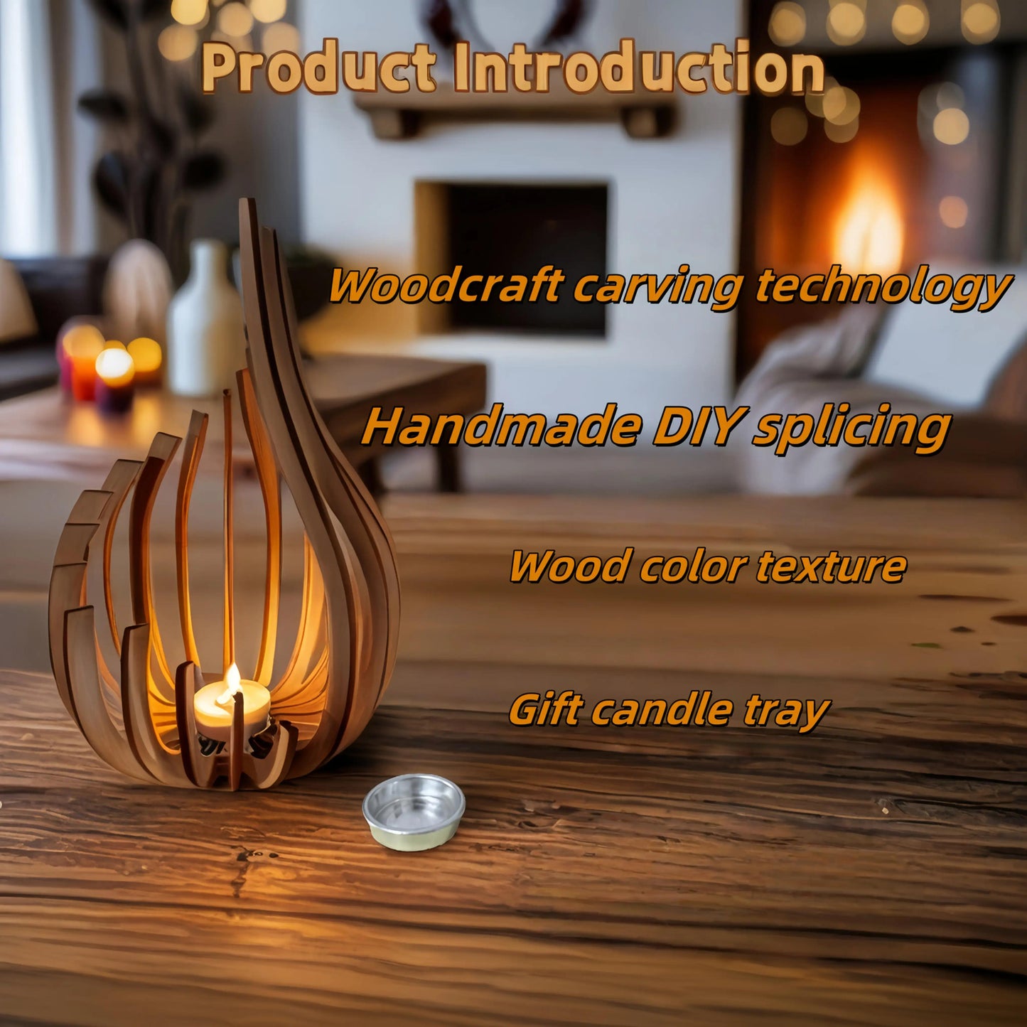 3pcs for Lotus Shape Tea Light Holder, Bohemian Style Candle Base for Home Decor, Unique DIY Art Craft Desktop/Bedside Decoration Gift for Mother's Day, Father's Day, Parties(Candle Not Included), Party Decor, Holiday Gift, D