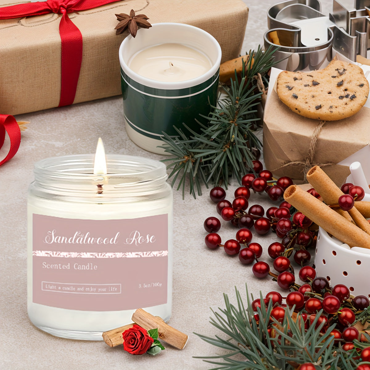 1pc/6pcs Home Fragrance Candle Gift Set