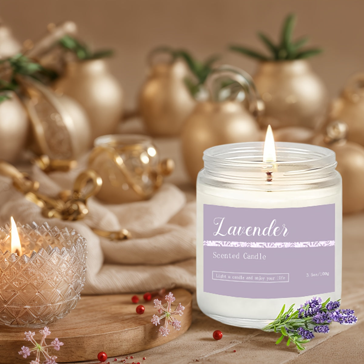 1pc/6pcs Home Fragrance Candle Gift Set